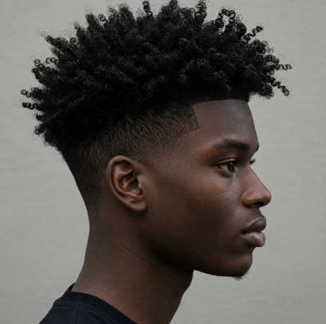 Natural Curls with Defined Shape