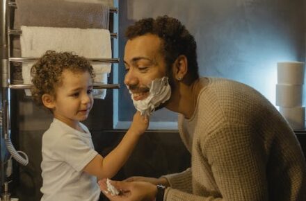 Teaching your Son to Shave
