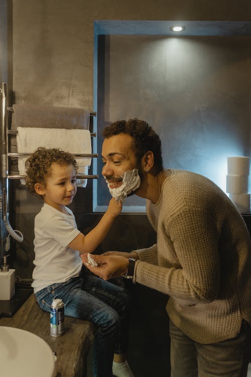 Teaching your Son to Shave