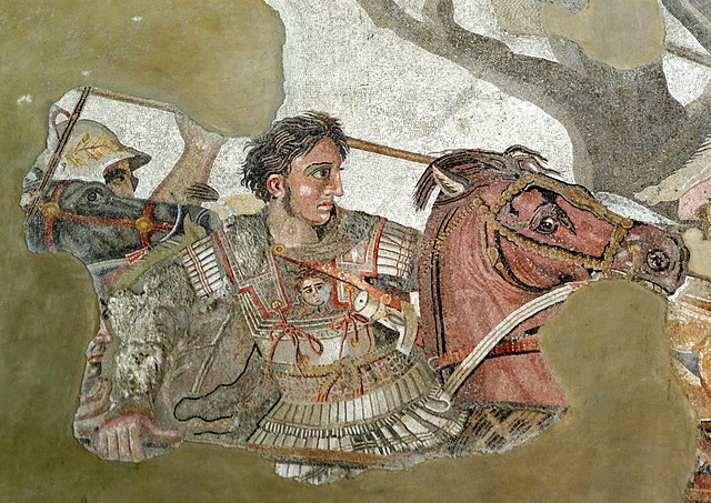 painting depicting Alexander the Great