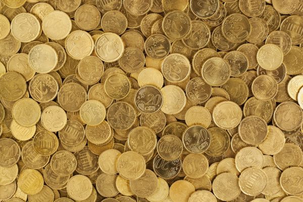 euro coins currency money