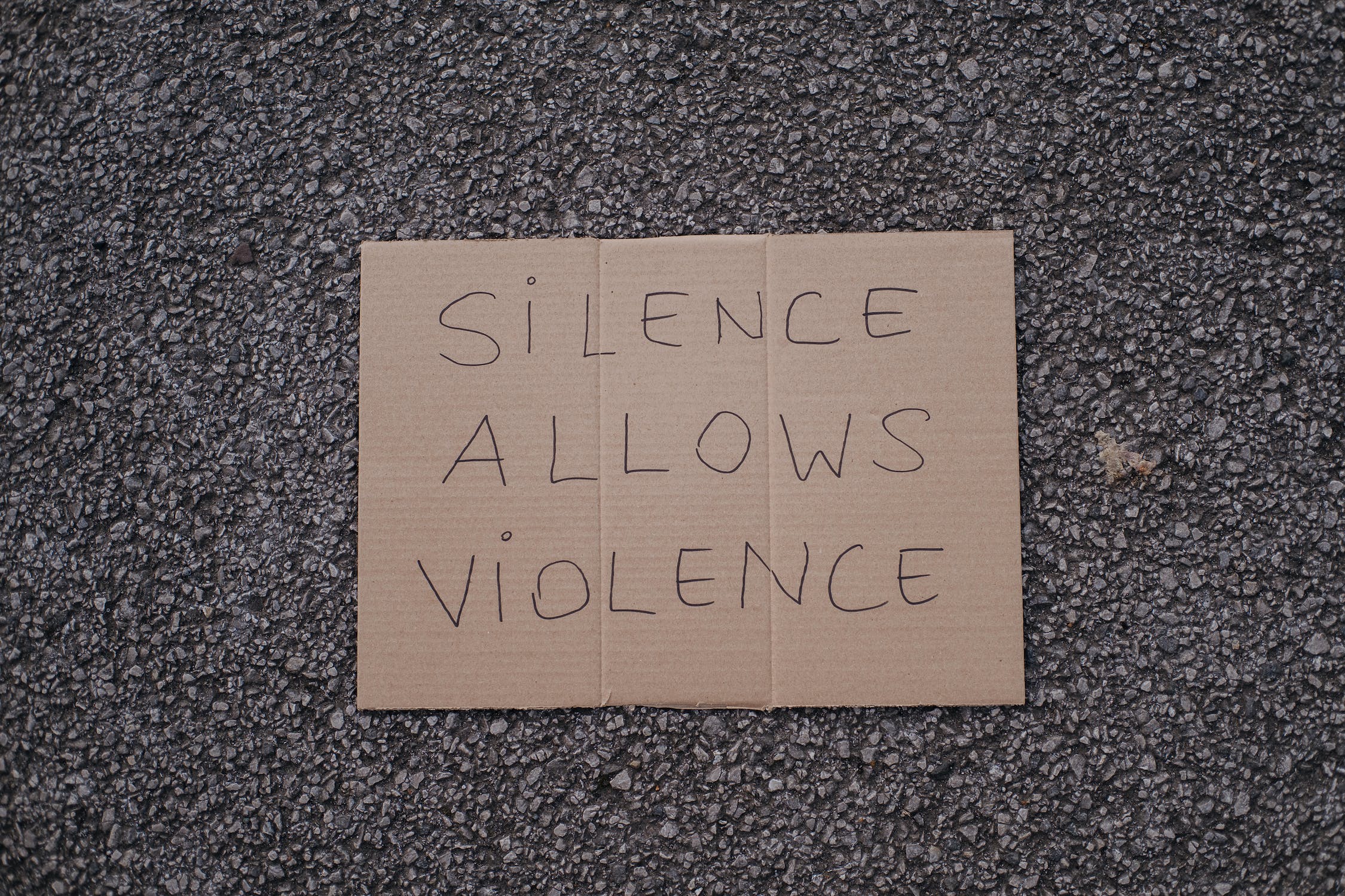 Effective-atmosphere-making-Silence-allows-violence-slogan