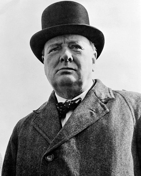Sir-Winston-Churchill-wearing-a-top-hat