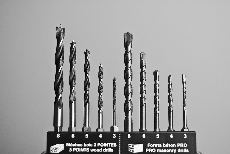 different types of drill bits